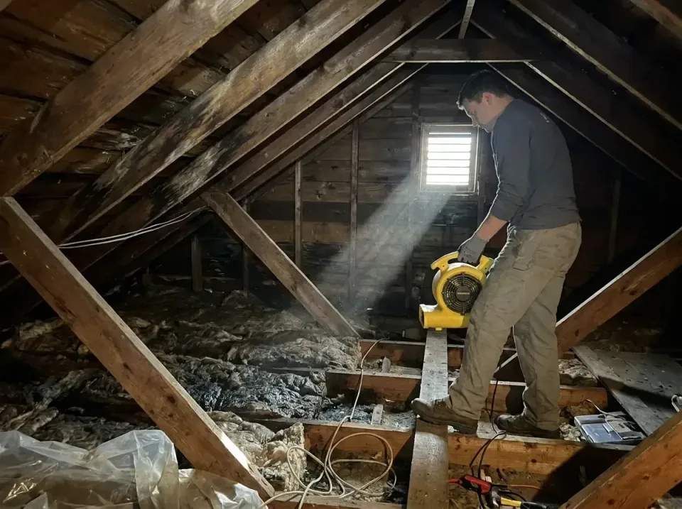 attic-water-damage-drying-proc-007 — frequently asked questions, Emergency Water Extraction & 24/7 Flood Response in Walton…